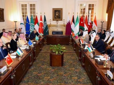 اللجنة الوزارية العربية الإسلامية تبحث تطورات غزة مع مسؤولة السياسة الخارجية في الاتحاد الأوروبي
