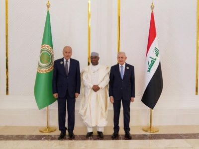 الرئيس العراقي يستقبل الأمين العام لمنظمة التعاون الإسلامي على هامش القمة العربية في بغداد